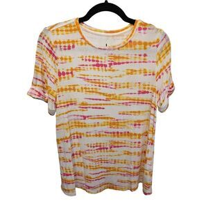 Jason Wu Tie Dye Crew Neck Short Sleeve Tee Women's Size XS